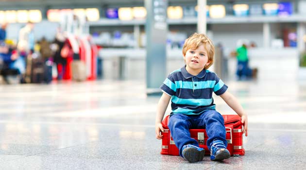 child travelling