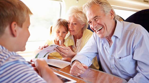 travelling with grandchildren