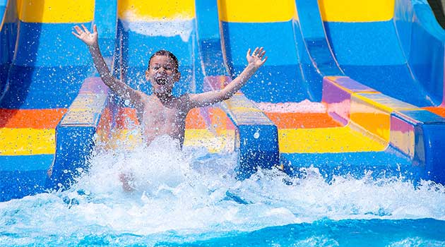 water park family holiday