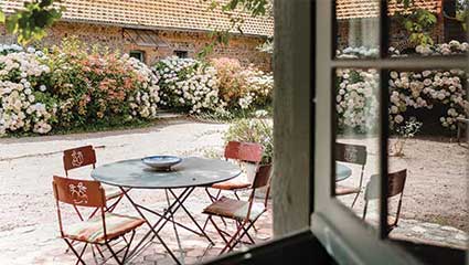 Airbnb property terrace