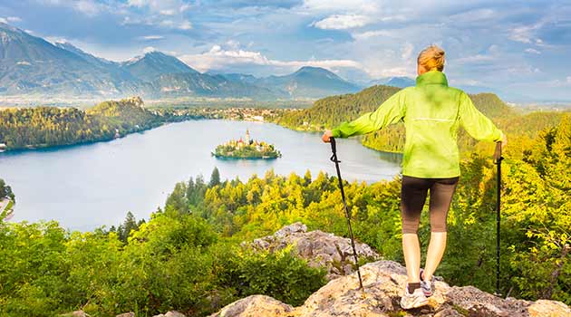 solo walking holiday