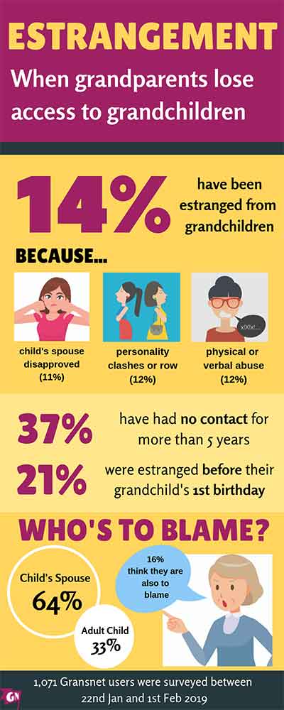 estrangement survey infographic